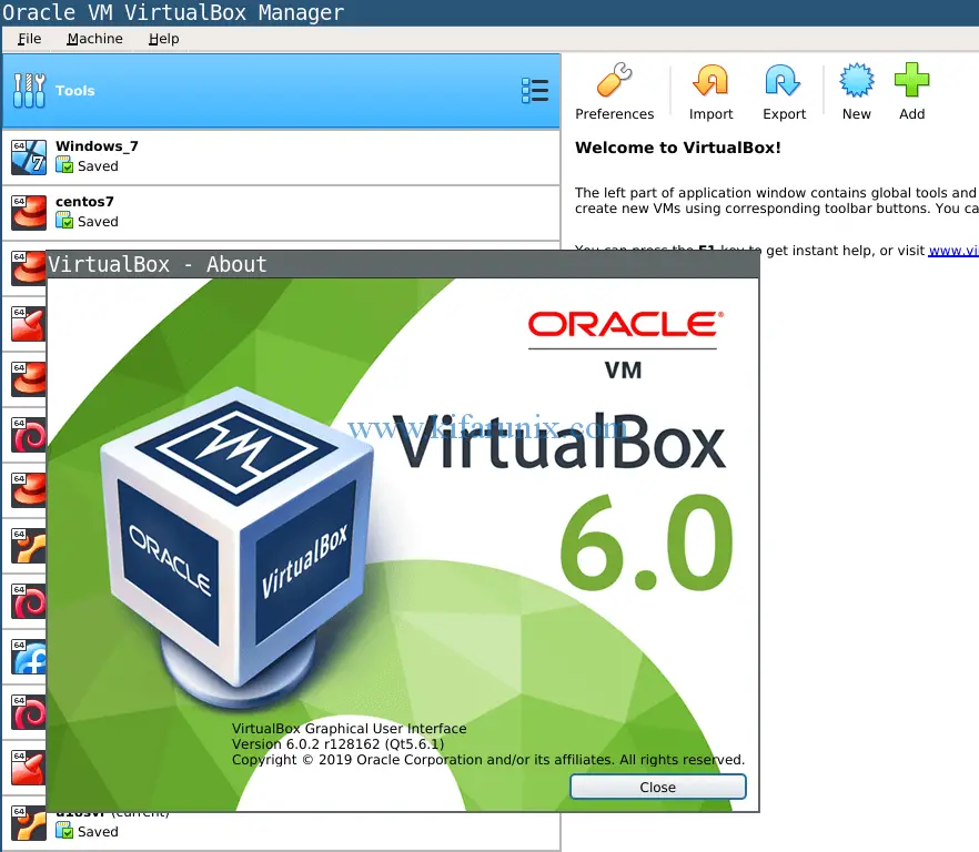 VirtualBox 6.0