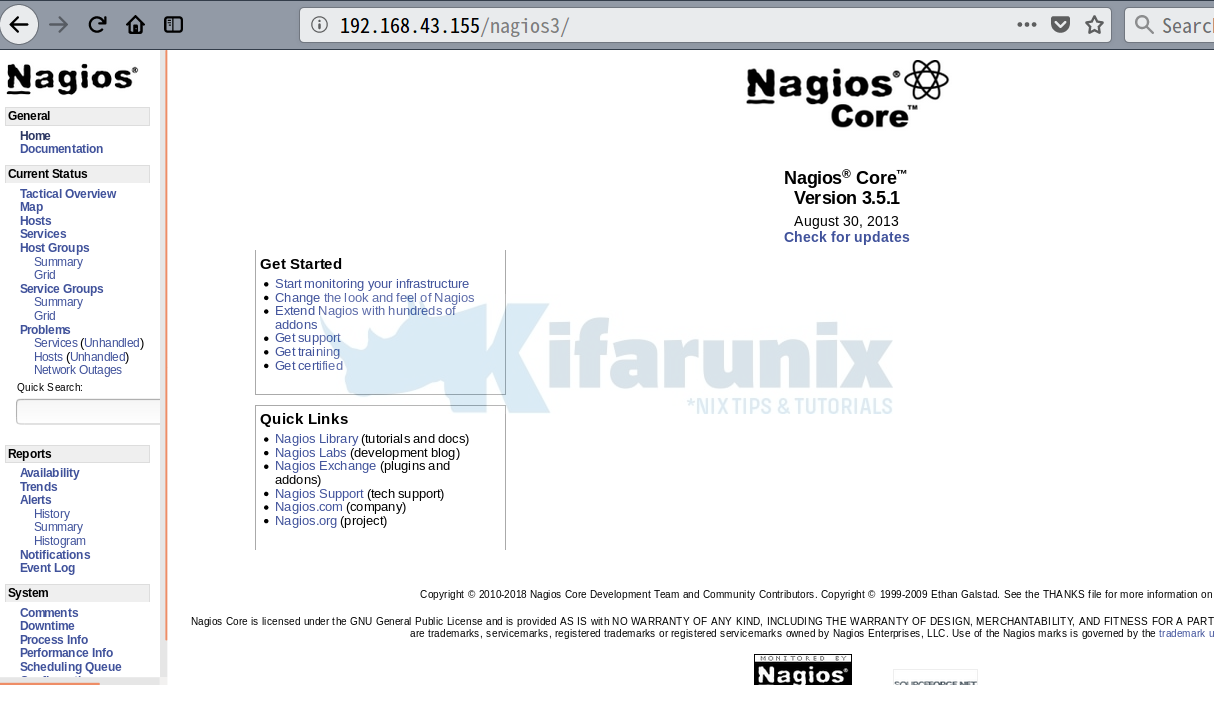 Install and Configure Nagios Core from Repos on Ubuntu 18.04