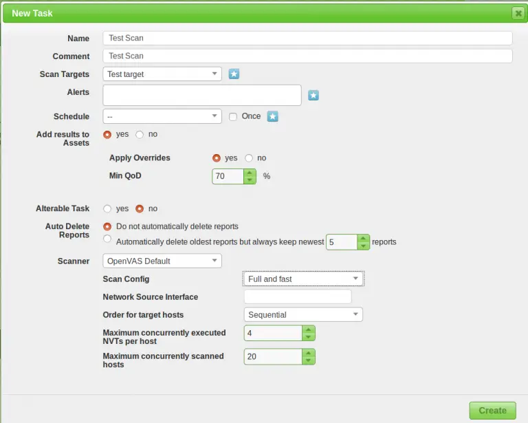 How to Add and Scan a Target for Vulnerabilities on OpenVAS Scanner
