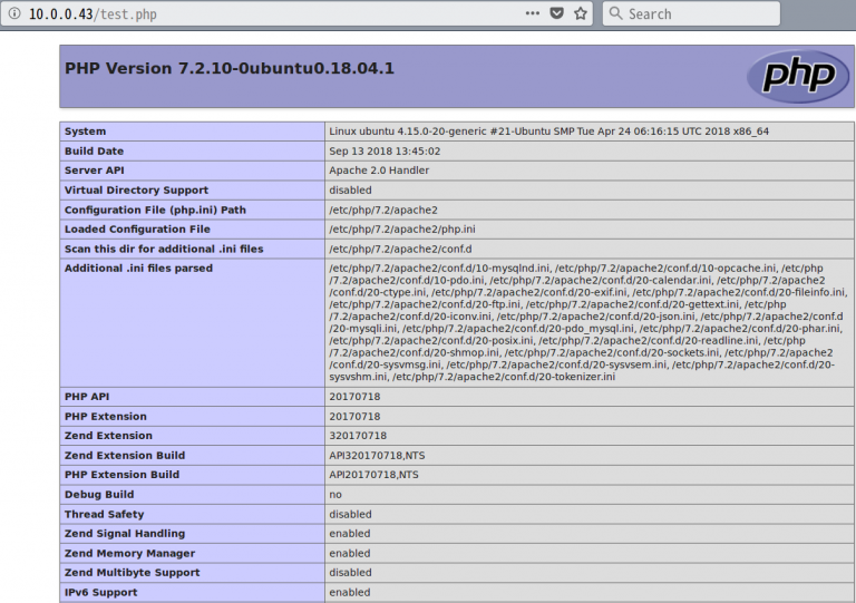 How to Install LAMP Stack (Apache,MariaDB, PHP 7.2) on Ubuntu 18.04 LTS ...