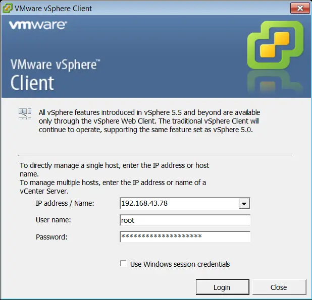 download vcenter client for windows