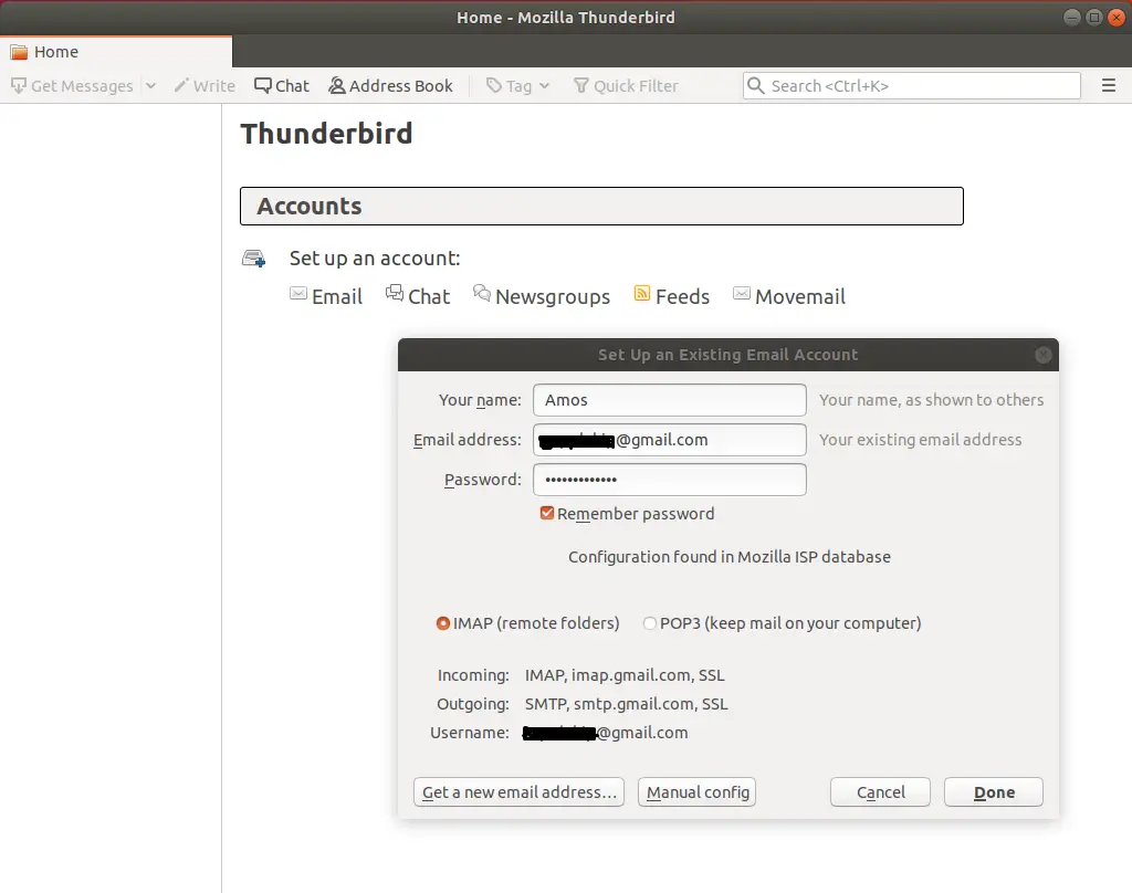 Install and Setup Thunderbird Mail Client on Ubuntu 18.04
