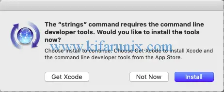 Install Developer tools on Mac OSX