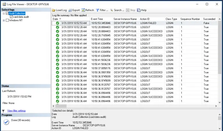 Enable MSSQL Server and Database Level Auditing - kifarunix.com