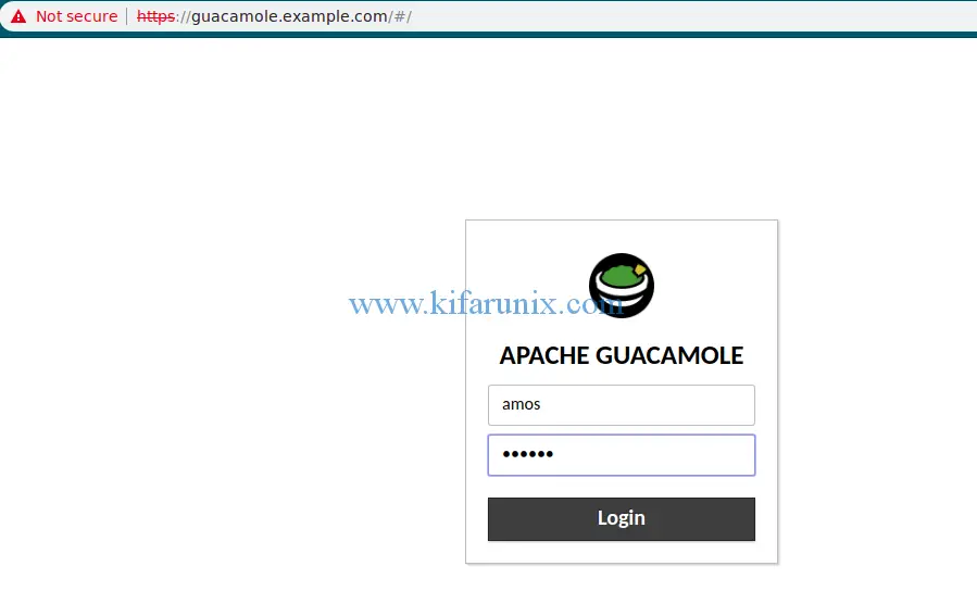 configure Guacamole SSL/TLS with Nginx Reverse Proxy