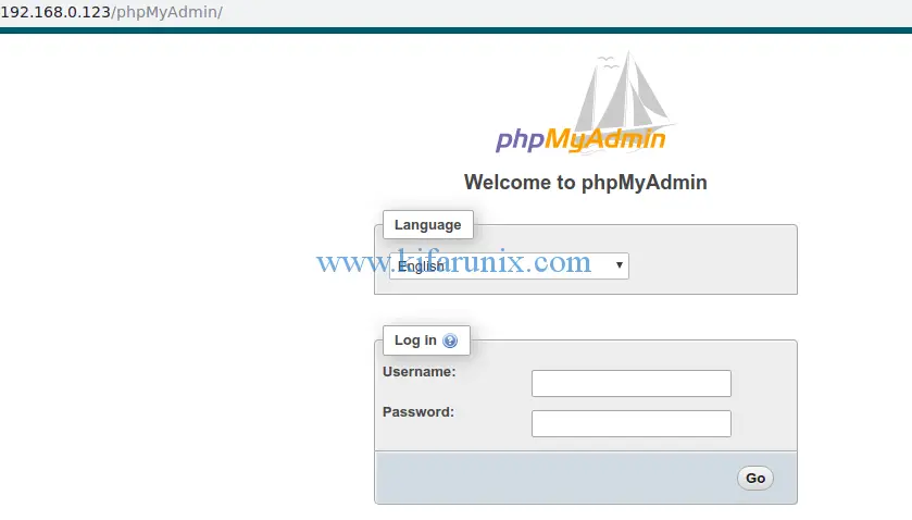 install phpMyAdmin with Nginx on Fedora 30