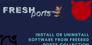 Install or Uninstall Software from FreeBSD Ports Collection