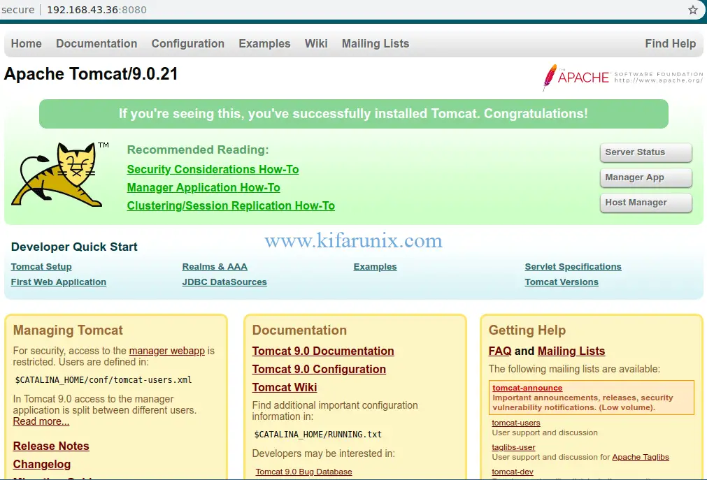 download tomcat 8 linux