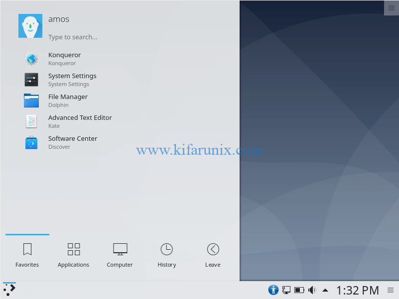 Debian 10 buster KDE Plasma desktop