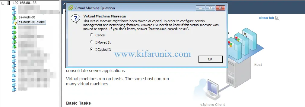 clone virtual machine vmware esxi 6.7