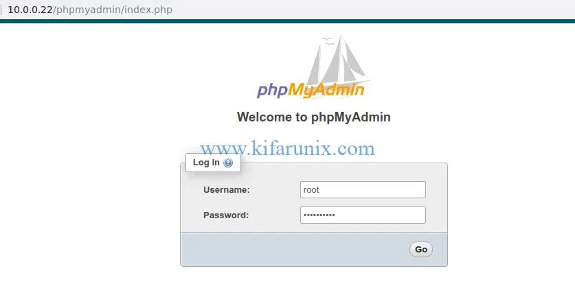 phpmyadmin nginx 404