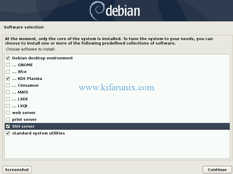 software package installation