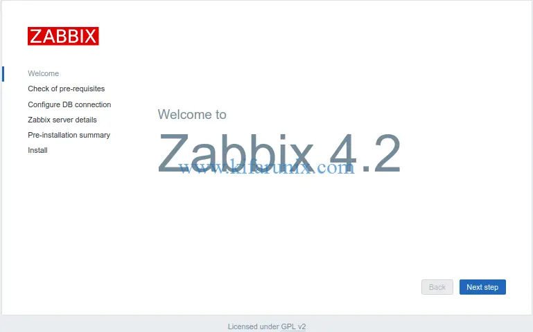 Zabbix сервер запущен нет debian