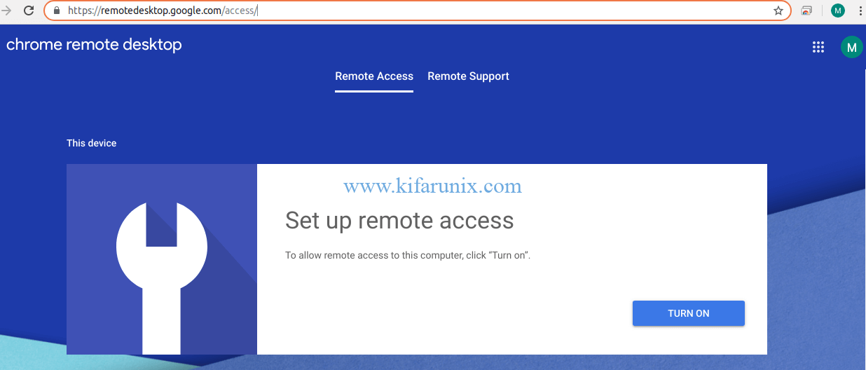 Install and Setup Chrome Remote Desktop on Ubuntu 18.04