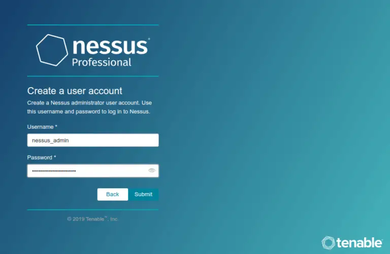 how to use nessus scan web server