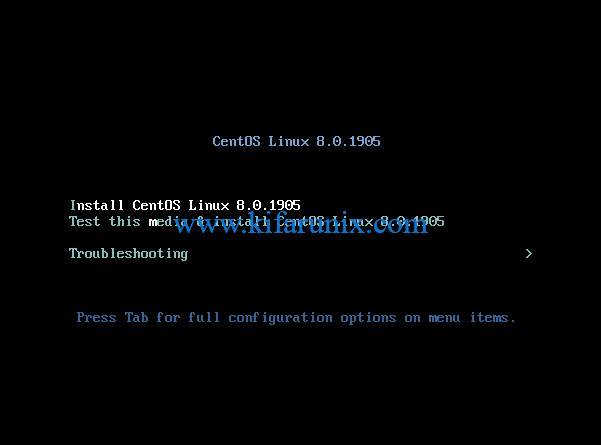 Install CentOS 8 on VirtualBox