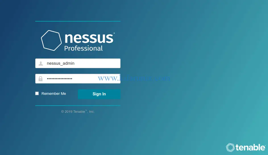 how to use nessus to scan website authentication