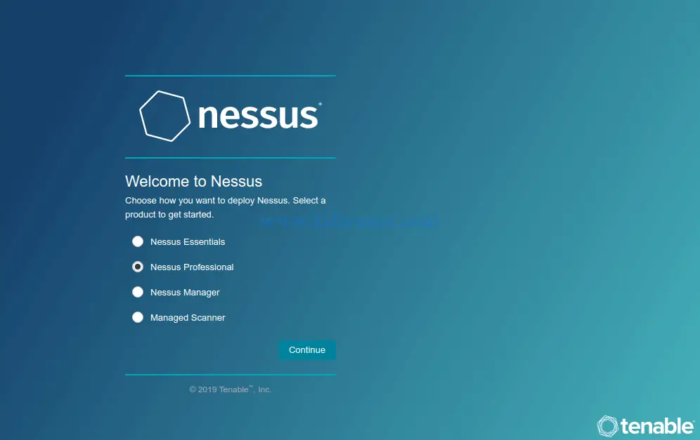 Install Nessus Professional Scanner on Debian 10