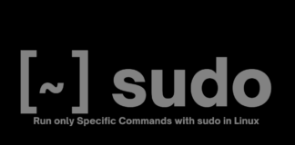 Run only Specific Commands with sudo in Linux