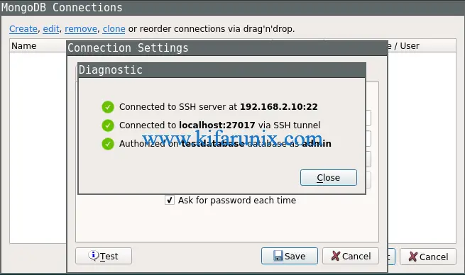 robo 3t connect to localhost