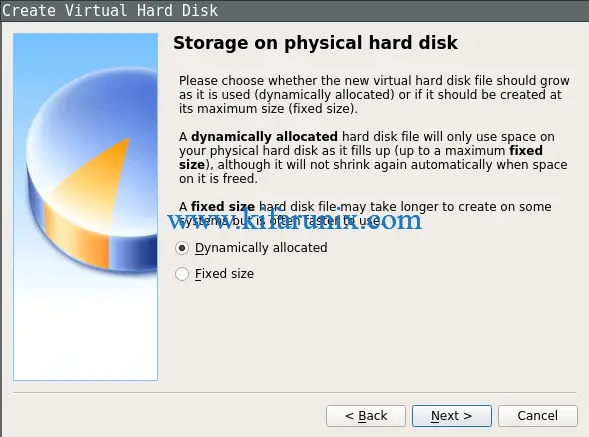 disk allocation