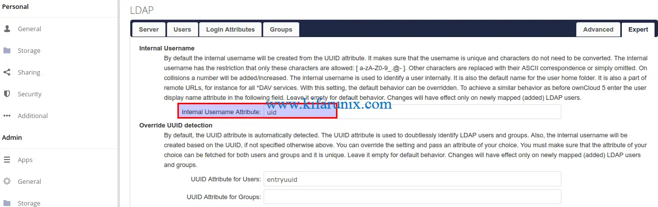 Configure ownCloud OpenLDAP Authentication - kifarunix.com