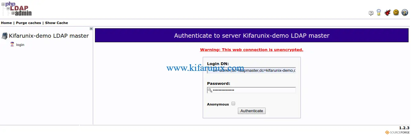 Install phpLDAPadmin on CentOS 8