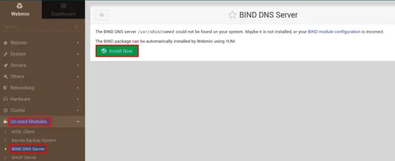 Configure BIND DNS Server using Webmin on CentOS 8 - kifarunix.com