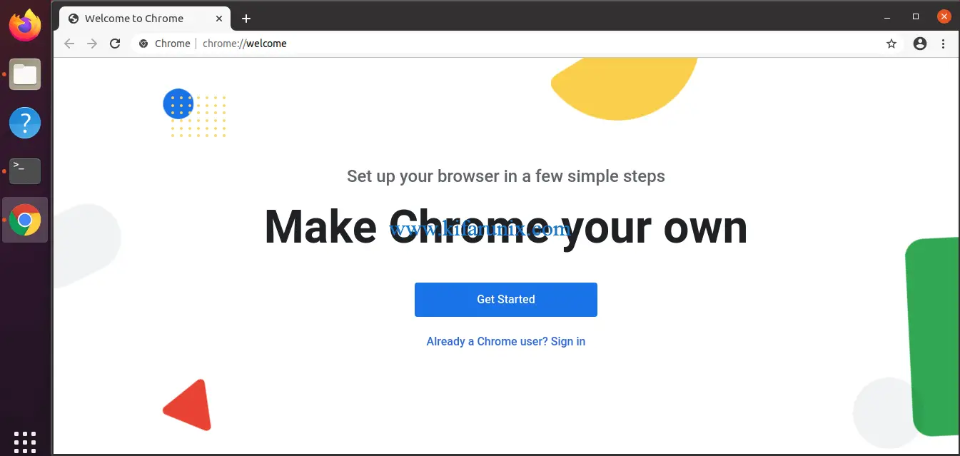 Install Google Chrome Browser on Ubuntu 20.04