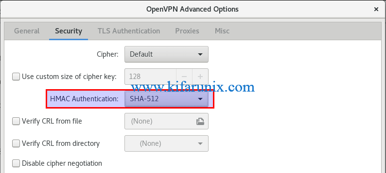 Connect to OpenVPN using Network Manager on CentOS 8/Ubuntu 18.04