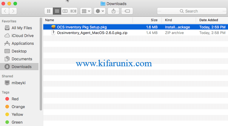 Install Ocs Inventory Agent On Macosx Kifarunix Com