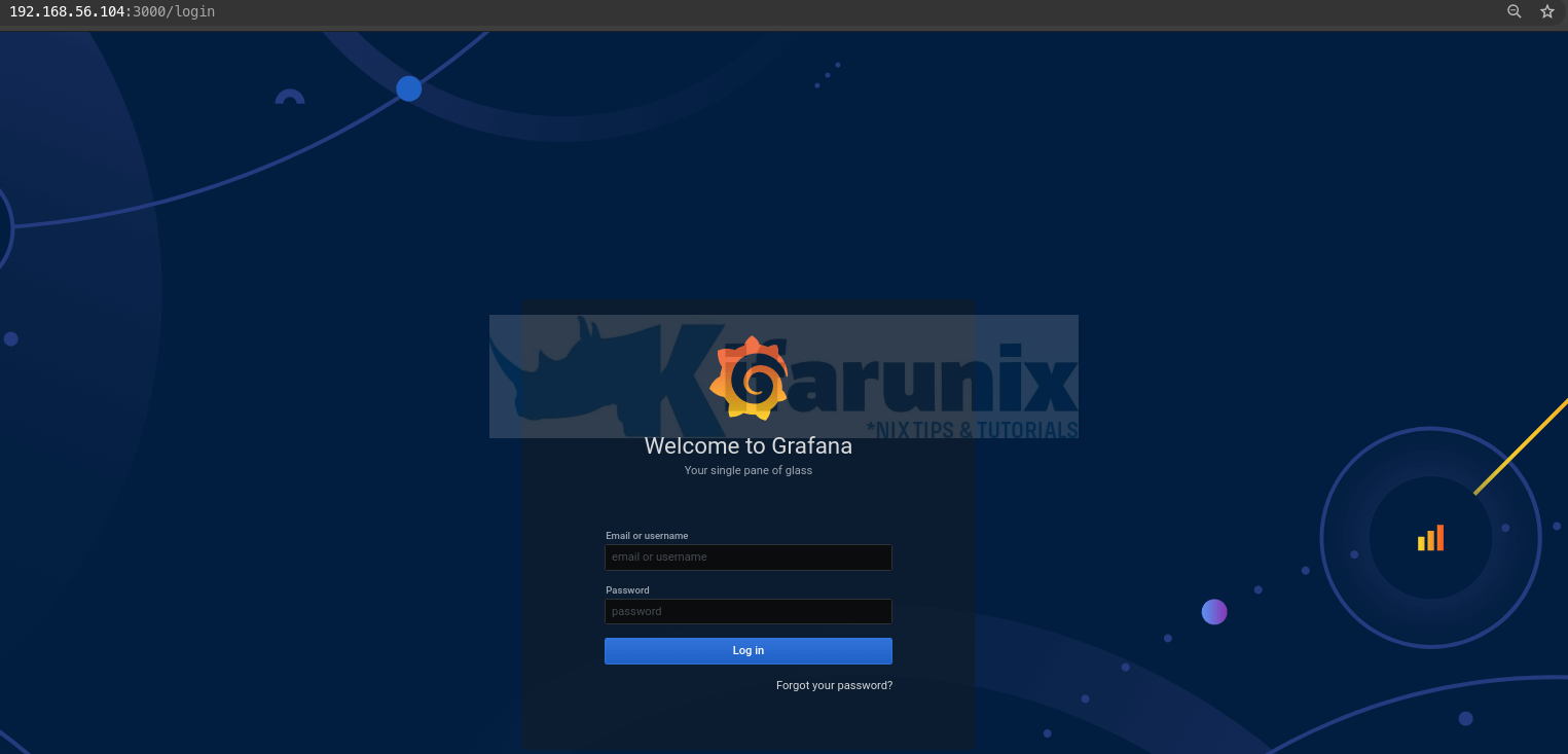 install and setup TIG stack on Ubuntu 20.04.