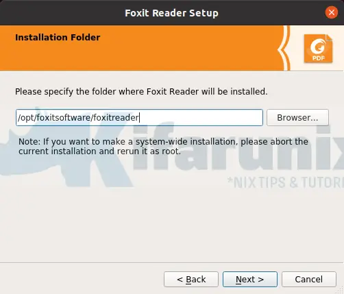 how to install foxit reader on ubuntu