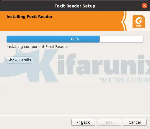 ubuntu install foxit