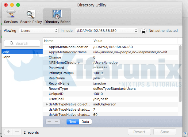 Configure OpenLDAP Authentication on MacOS X