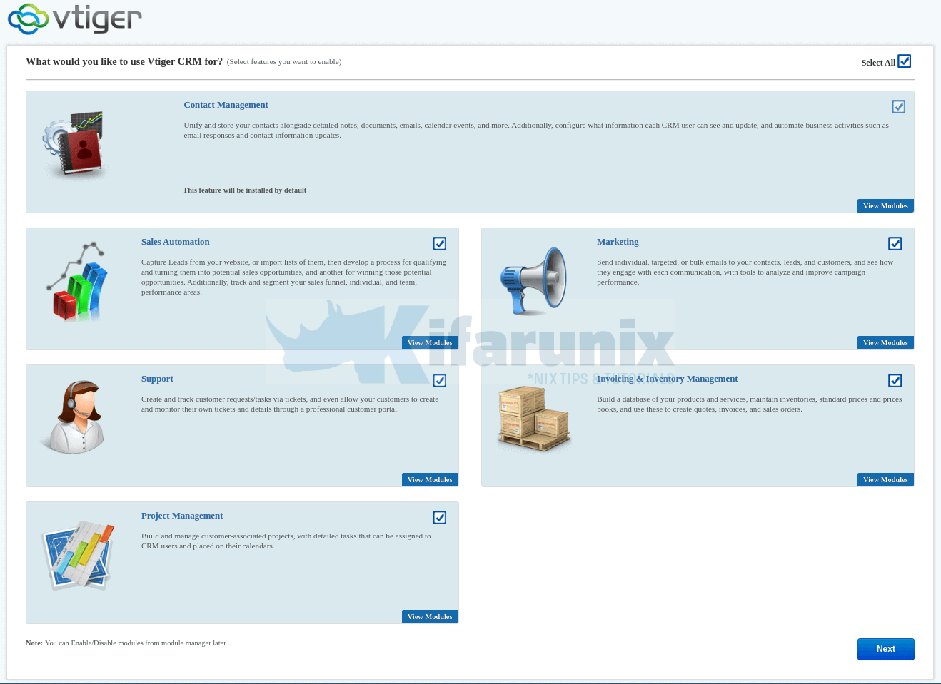 Install and Setup Vtiger CRM on Ubuntu 20.04 - kifarunix.com