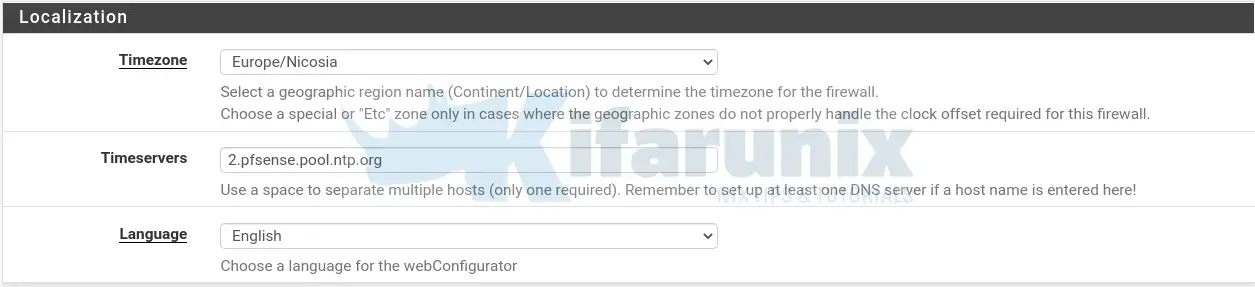 Configure pfSense Time Synchronization