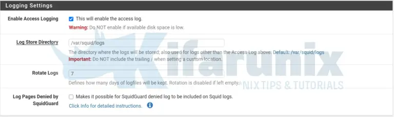 Install and Setup Squid Proxy on pfSense - kifarunix.com