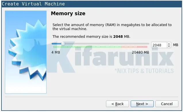 Kali Linux 2020.3 VirtualBox Memory