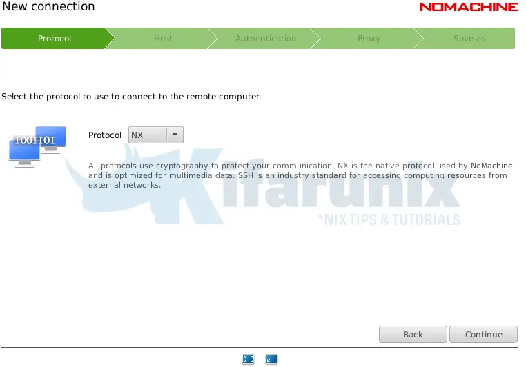 nomachine server disable desktop user authentication