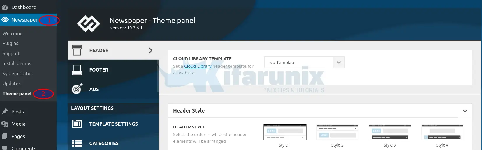 Create Scrolling Text Box On WordPress Newspaper Theme Kifarunix