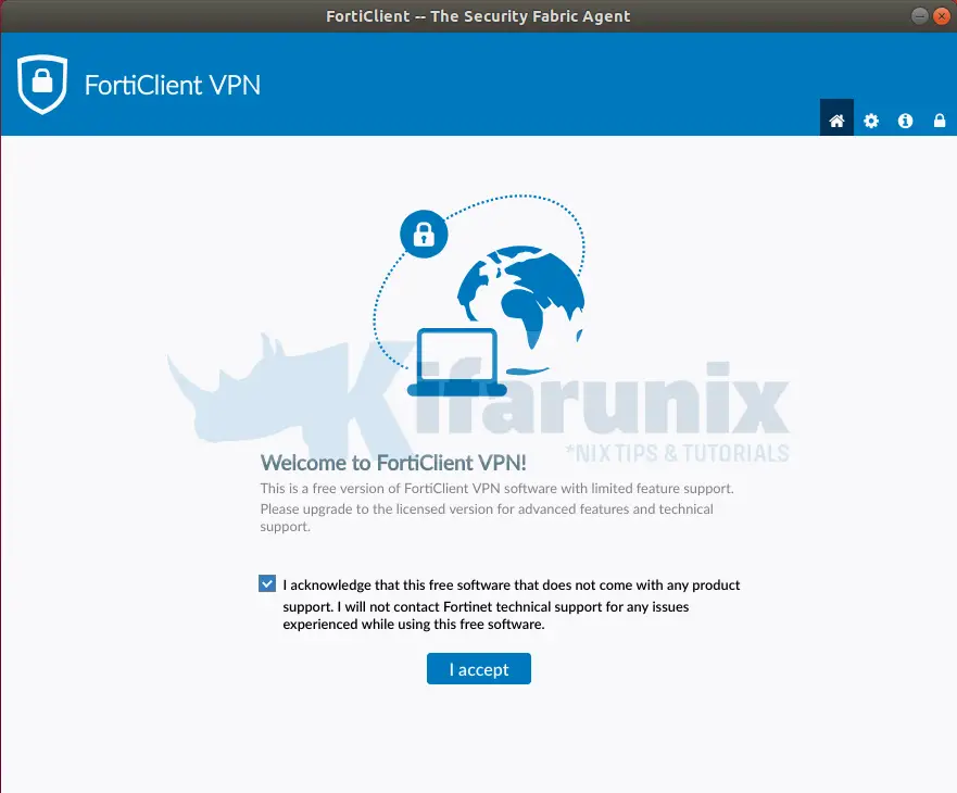 forticlient vpn install