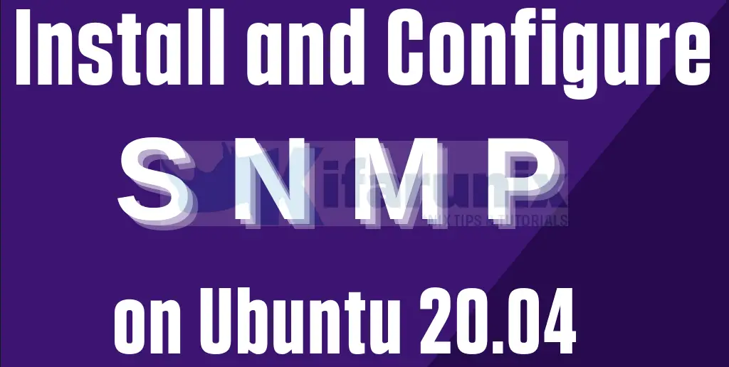 install and configure snmp ubuntu 20.04