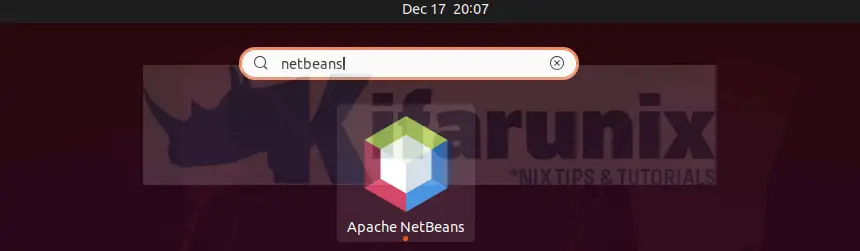 netbeans app ubuntu 20.04