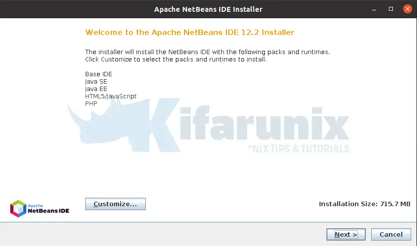 Install NetBeans IDE on Debian 10