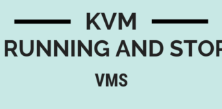 List Running and Stopped VMS on KVM