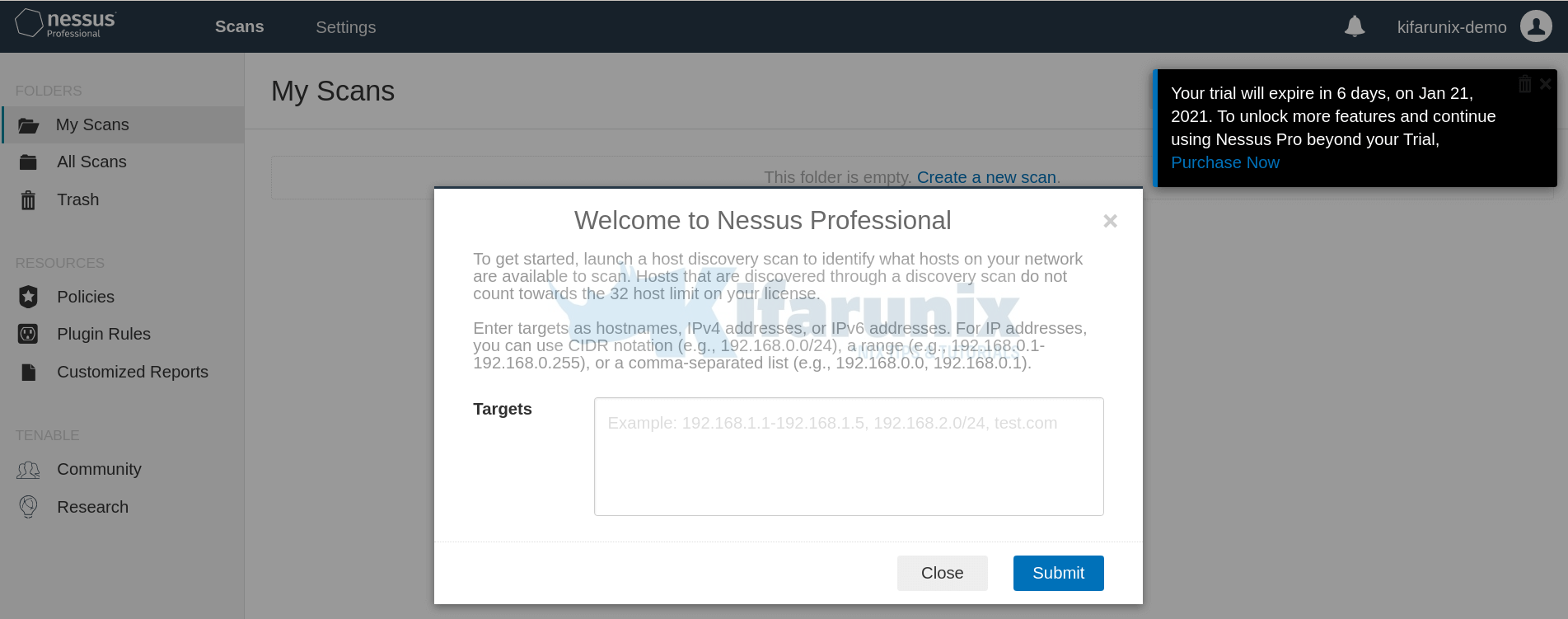 Install and Setup Nessus Scanner on Ubuntu 20.04