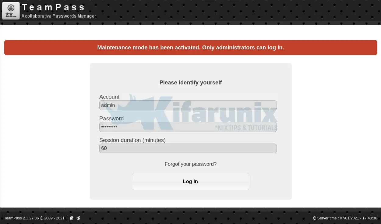 Install TeamPass Password Manager on Ubuntu 20.04