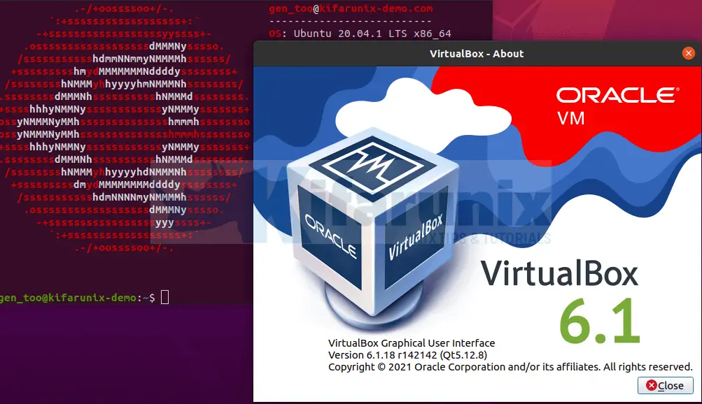 ubuntu 20.04 virtualbox