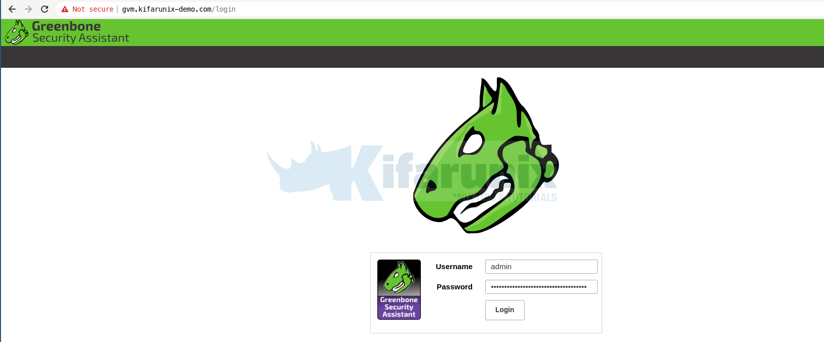 Home 25 gvm login page